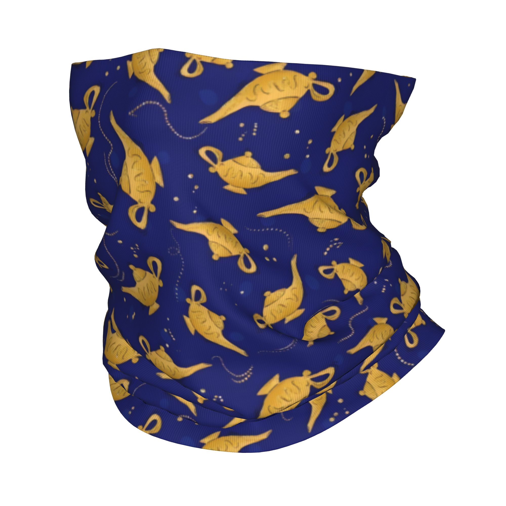 Neck Gaiter Face Cover - Wielofunkcyjna chusta na szyję A-Aladdin Genie,