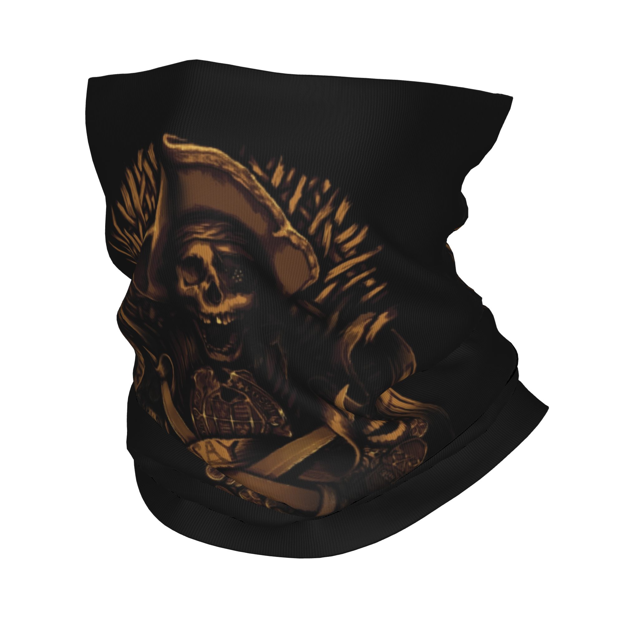 Neck Gaiter Face Cover - Wielofunkcyjna Chusta Komin Piracka Czaszka Never